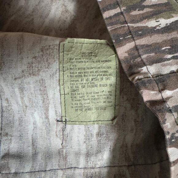 Vintage 80s-90s Cabela’s Realtree Camo 4-Pocket Jacket Size Medium 23 1/4 x 27 - Picture 7 of 7